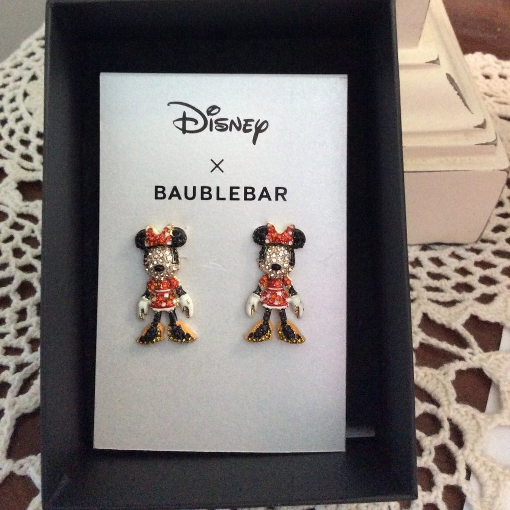 BaubleBar Disney Minnie Earrings